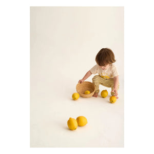 Cozmo - Jasper Striped Terry Leggings | Yellow