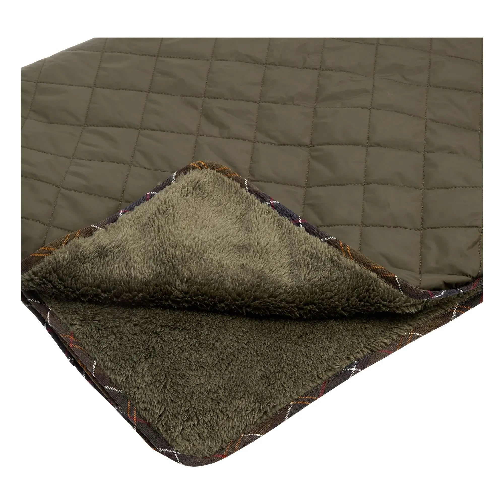 Barbour - Quilted dog blanket | Olive