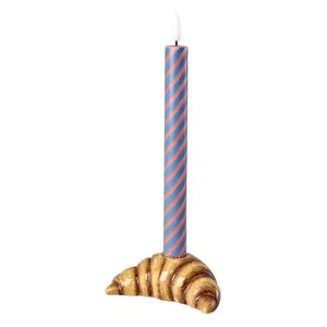 Rice - Croissant-Shaped Ceramic Candle Holder | Beige