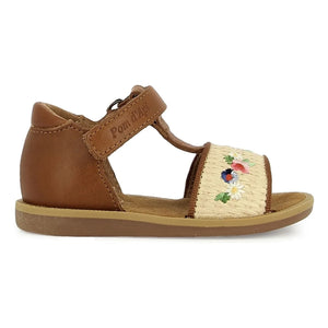 Pom d'Api - Air Natur Fleurs sandals | Cannelle