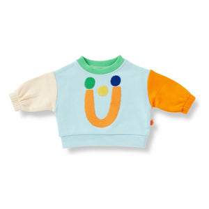 Halcyon Nights - Color Block Sweatshirt | Light Blue