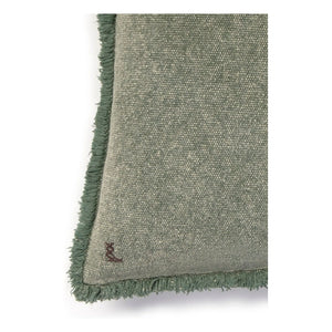 Lorena Canals - Stone-Washed Square Pillow | Dark Green