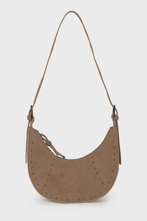 Mayoral suede croissant bag for kids