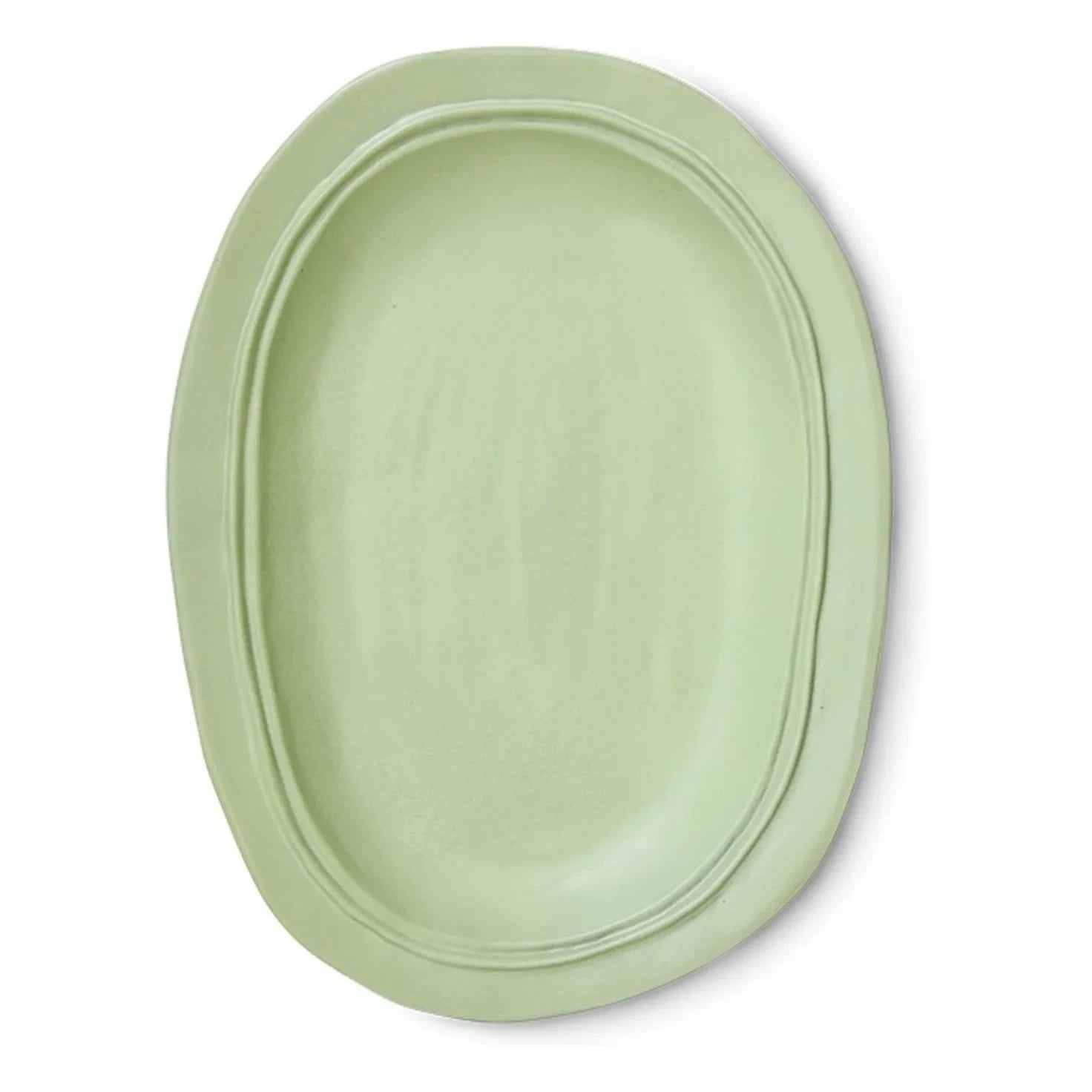 HKliving - New Classics ceramic plate | Mint Green