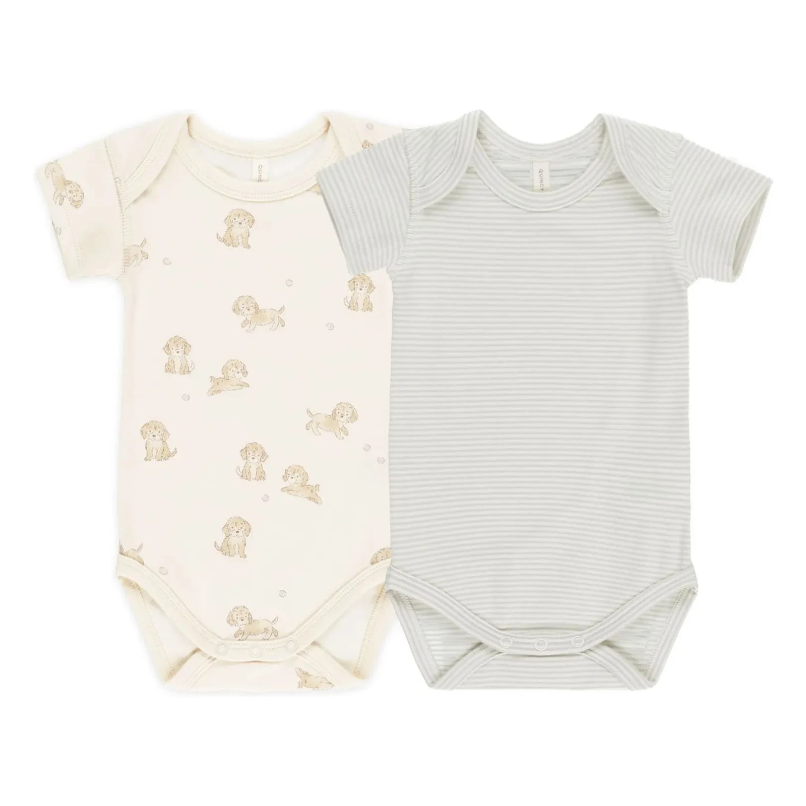 Quincy Mae - 2-Pack Bodysuits | Ecru