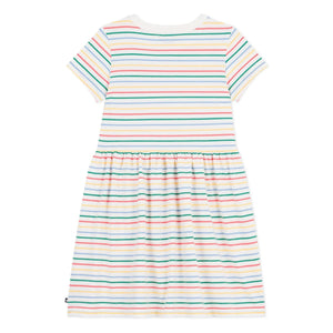 Petit Bateau - Striped Dress | White