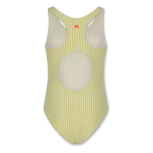 AO76 - Franzi Striped Swimsuit | Yellow