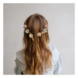 Mimi & Lula - Set of 6 Mini Seashell Clips | Cream