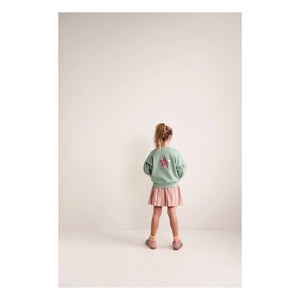 Jenest - Balloon Etoile Organic Cotton Sweatshirt | Almond Green