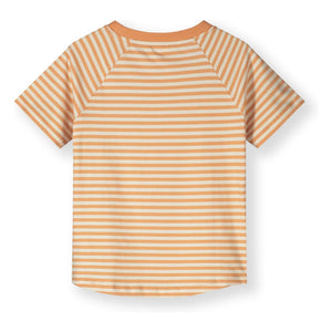Gray Label - Striped Organic Cotton T-Shirt | Apricot