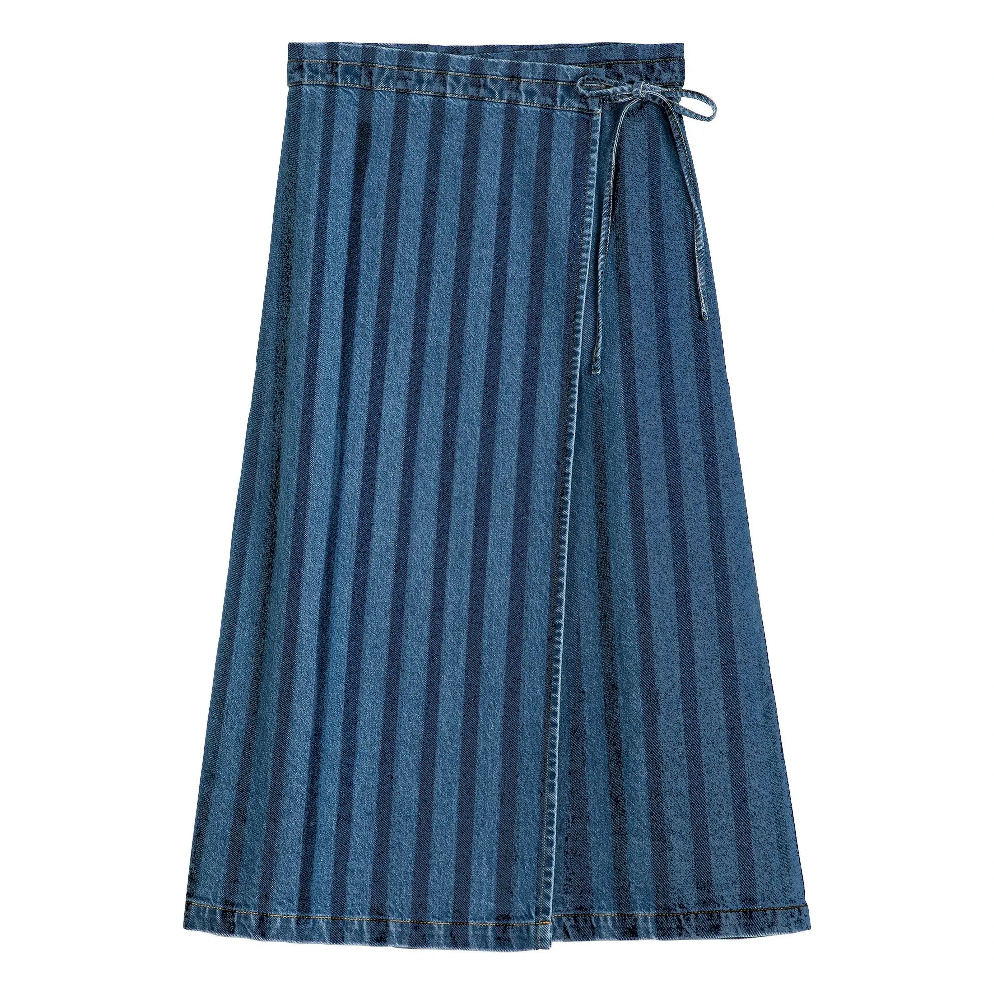 Bobo Choses - Denim Organic Cotton Skirt | Blue