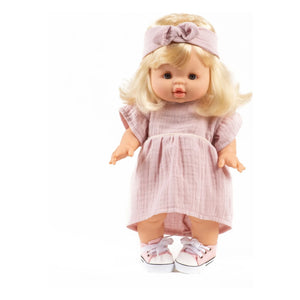 Minikane - Doll Wardrobe - Daisy Dress and Cotton Gauze Hairband | Pink