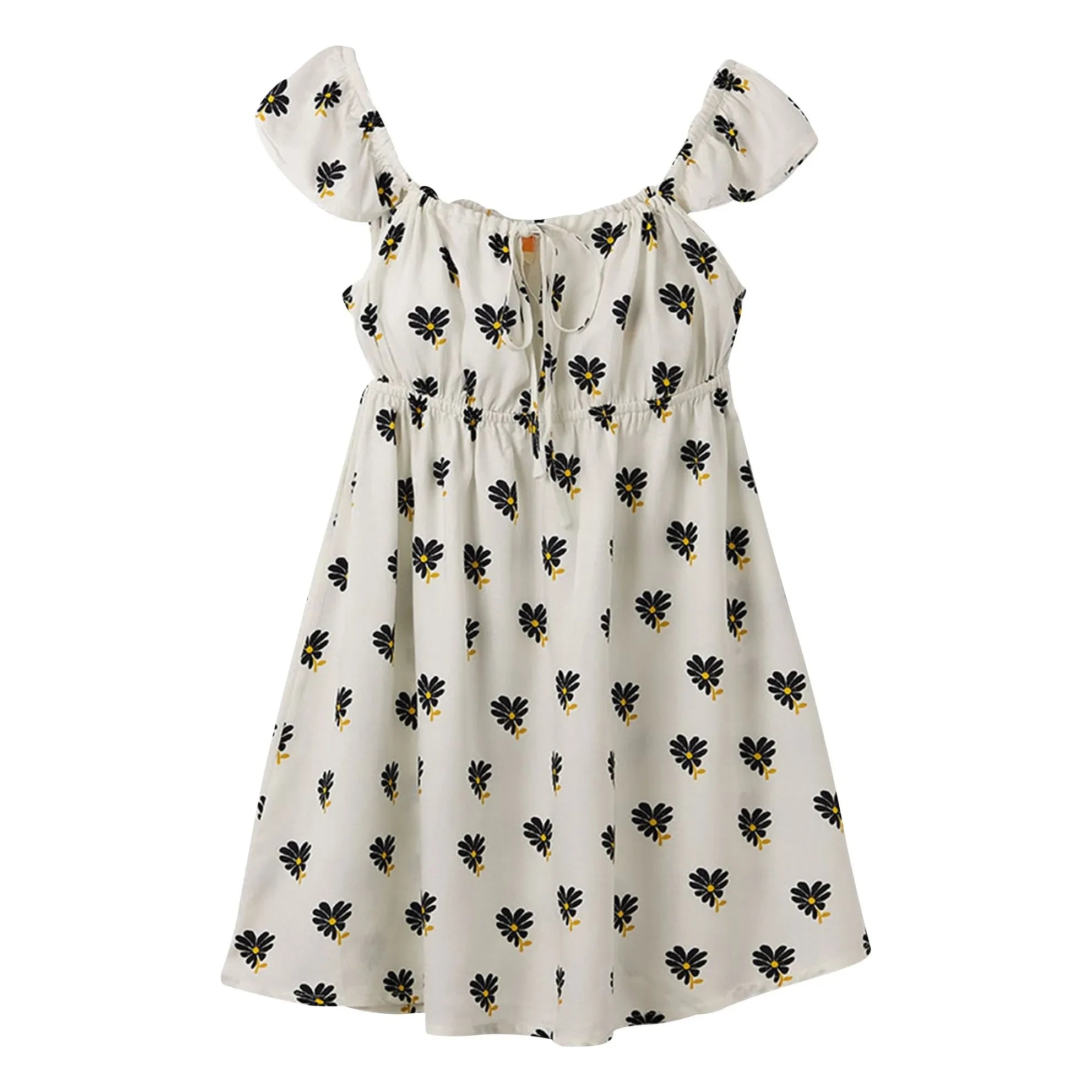 Fabula - Floral Dress | White