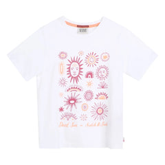 Scotch & Soda - Floral Pattern T-Shirt | White