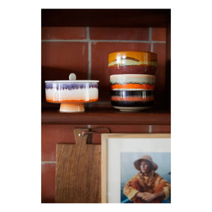 HKliving - Stoneware kase | Turuncu