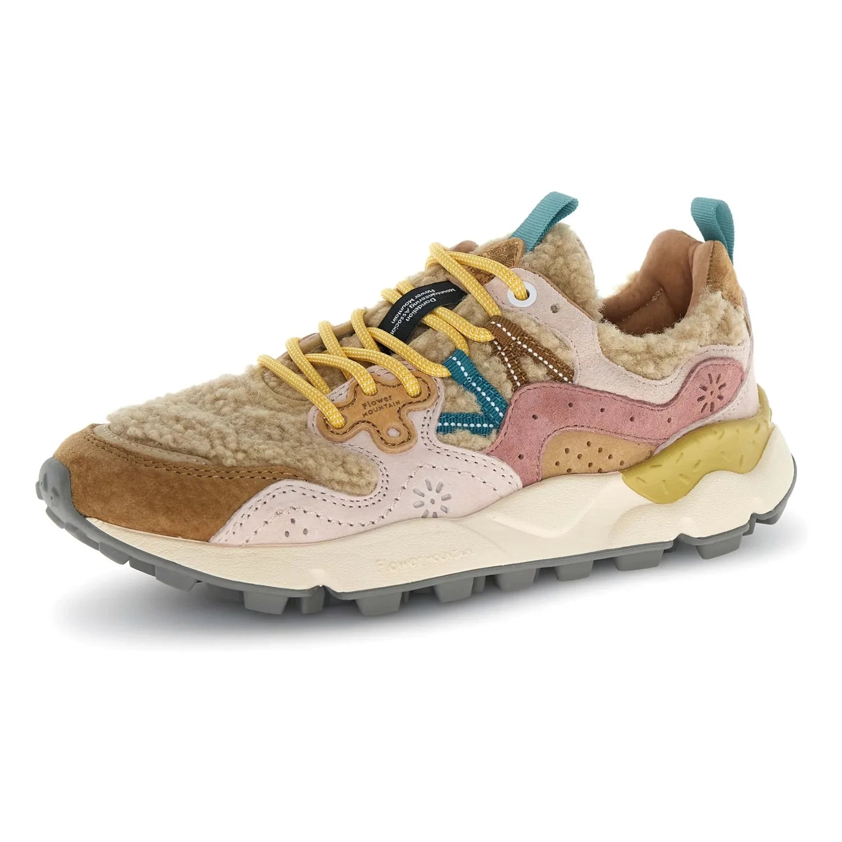 Flower Mountain - Yamano 3 Süet Teddy Sneakers | Kahverengi