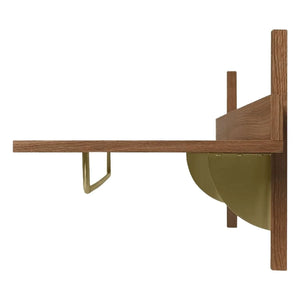 Ferm Living - Sector Narrow Shelf | Smoked Oak