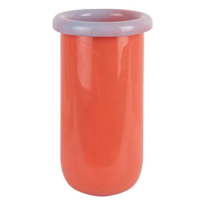 Present Time - Folded Vase | Orange