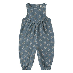 Quincy Mae - Maisie Organic Cotton Gown | Gray Blue