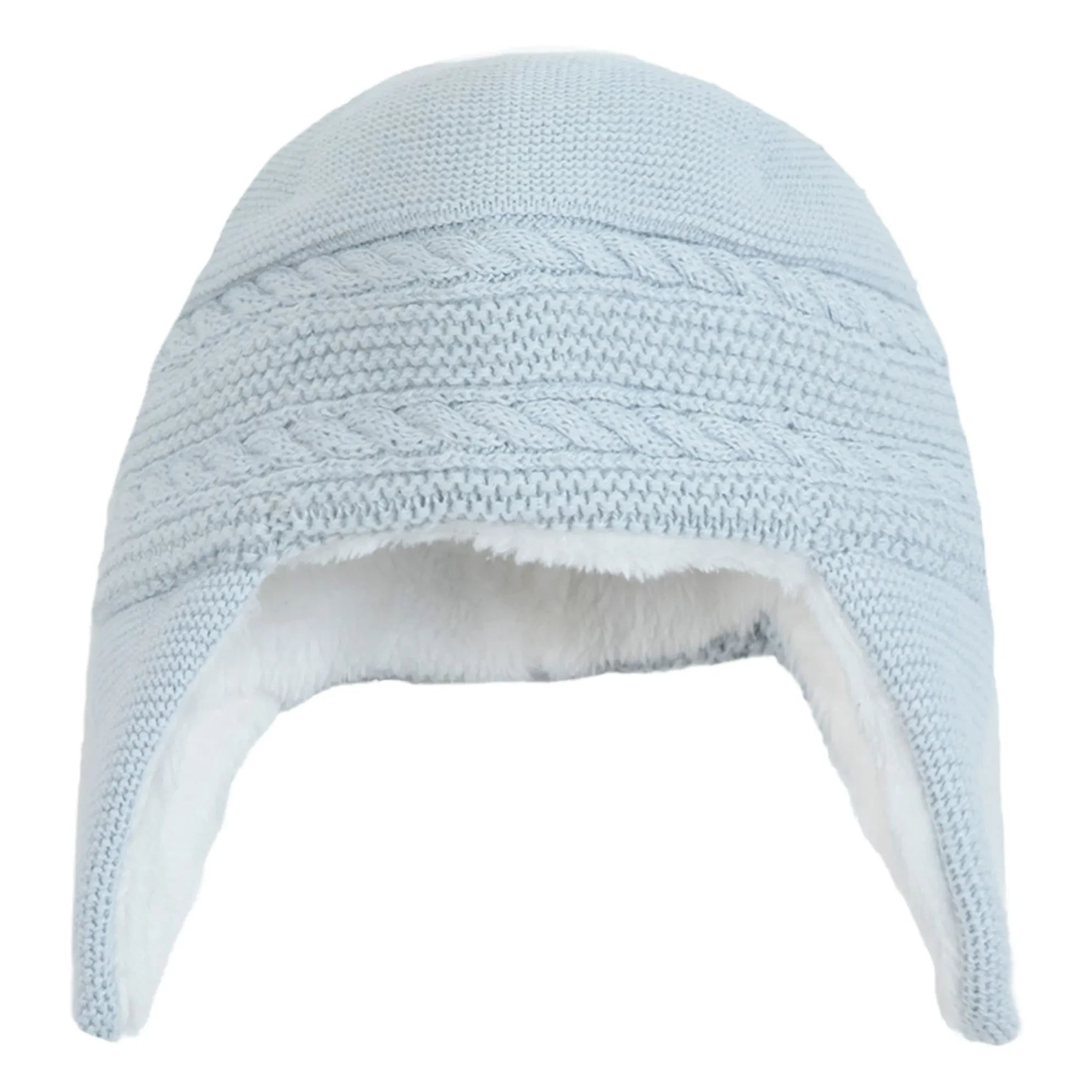 Tartine et Chocolat - Wool Braid Beanie | Light Blue