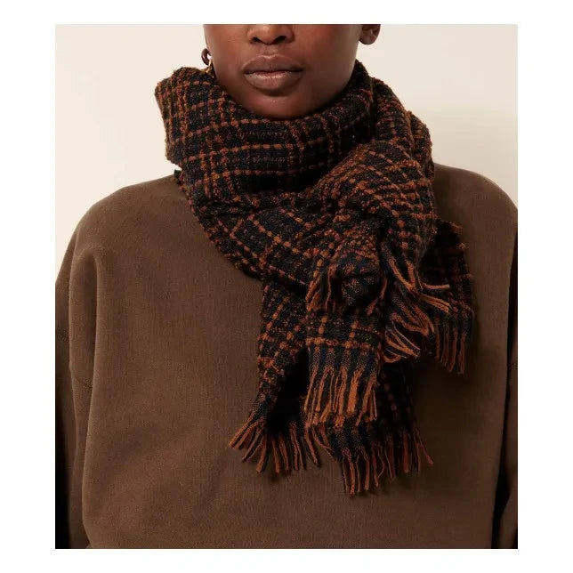 Sessùn - Piolette Wool Scarf | Brown