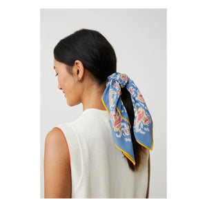 Moismont - Colibri Scarf N°763 Silk | Indigo