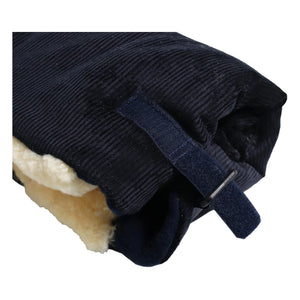 Kaiser - Muffy Fawn Leather Hand Warmer | Navy Blue