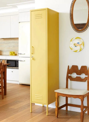 Mustard Made - Slim Metal Cabinet | Faded Yellow