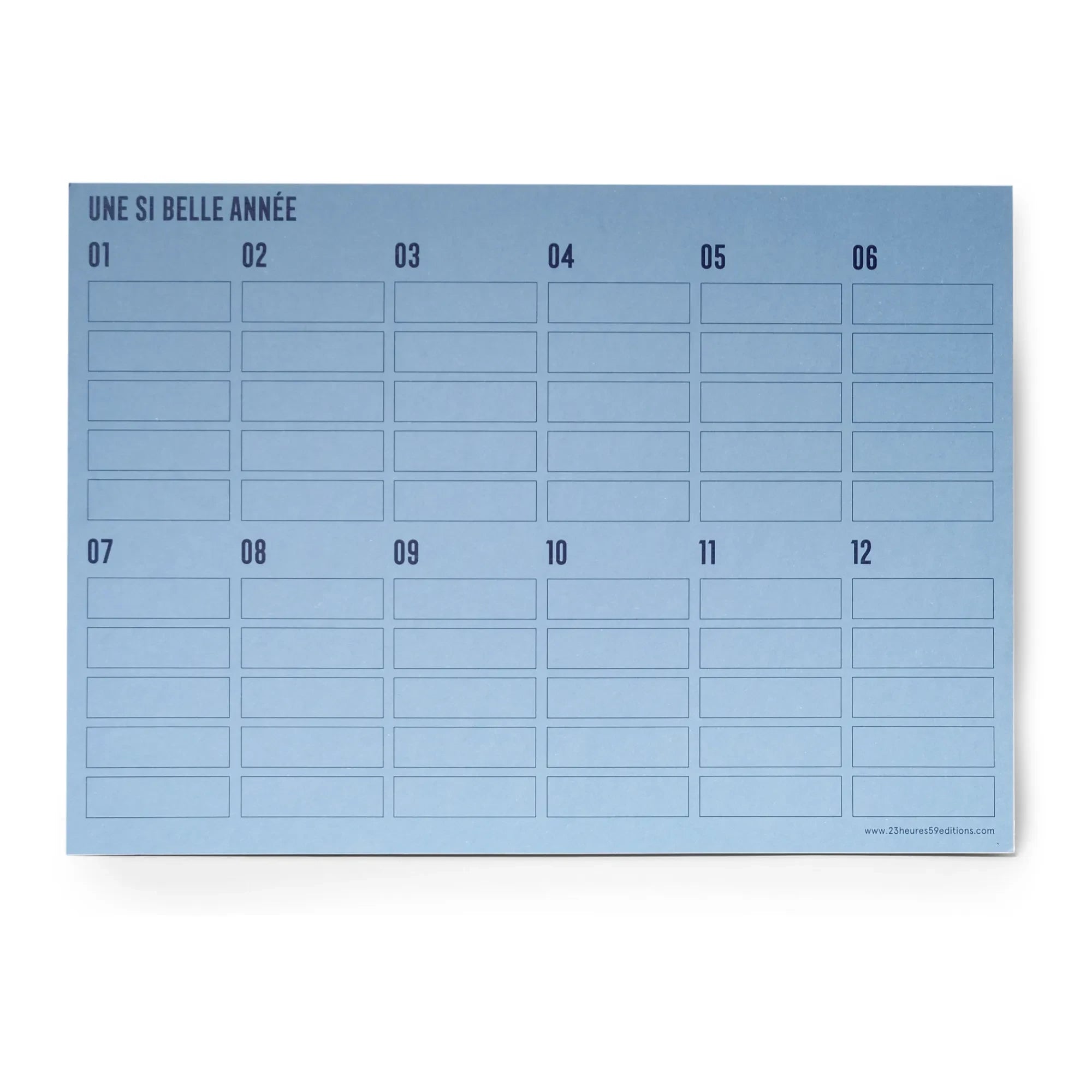 23heures59 éditions - Desk Mat | Blue
