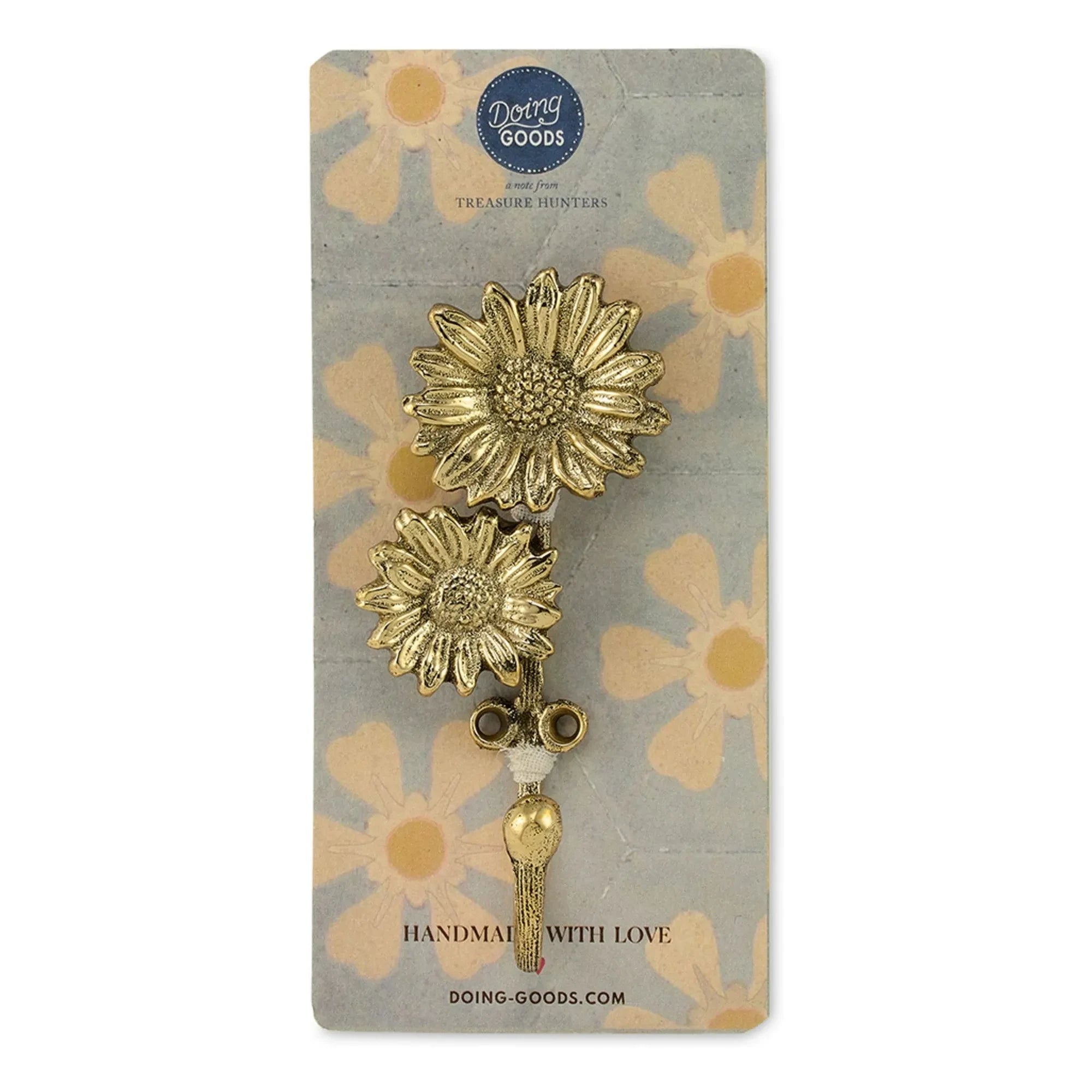 Doing Goods - Breezy Double Daisy Strap | Brass
