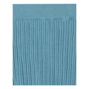 FUB - Pointelle Skirt Fine Knit Organic Cotton | Azure blue