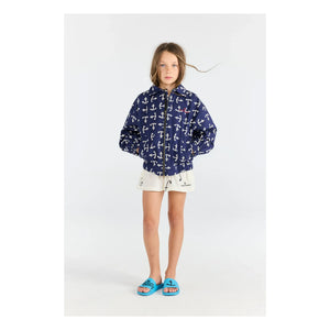 The Animals Observatory - Bomber Tiger Anchors Organic Cotton | Dark Blue