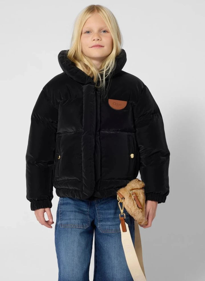 Chloé - Hooded coat | Black