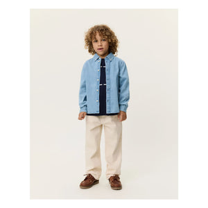 Les Deux - Konrad Denim Shirt | Washed Blue