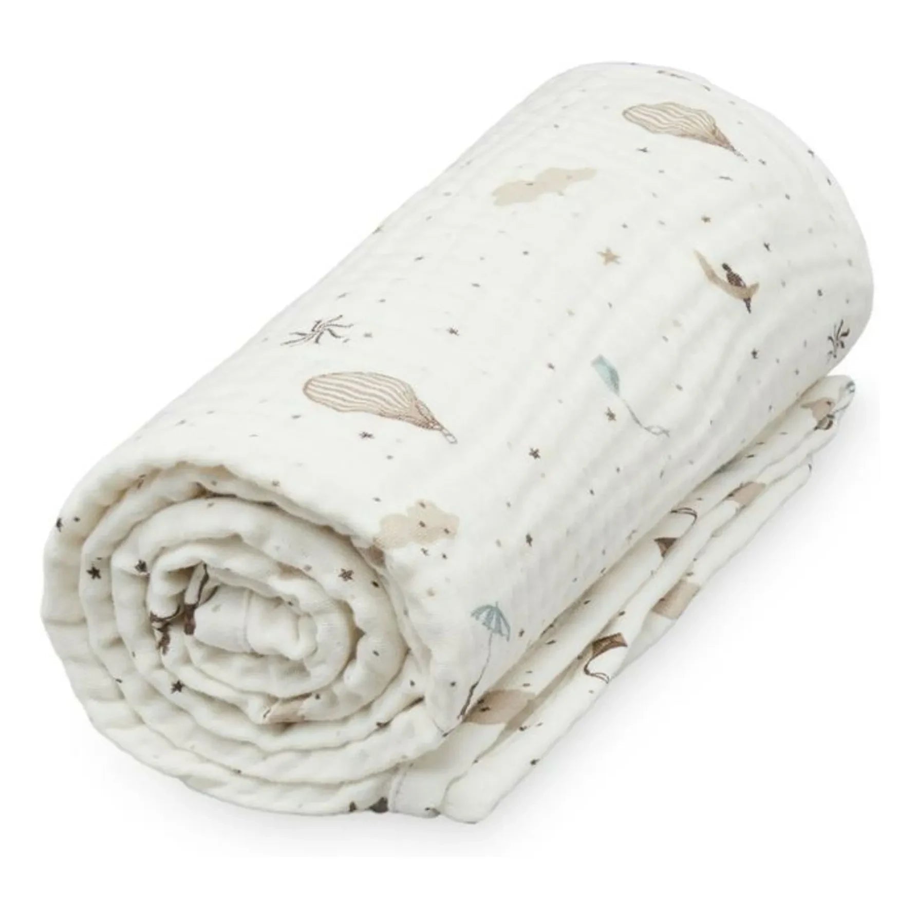 Cam Cam - Dreamland Muslin Blanket | Light Blue