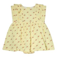 Tocoto Vintage - Swaddled Baby Ruffled Floral Dress