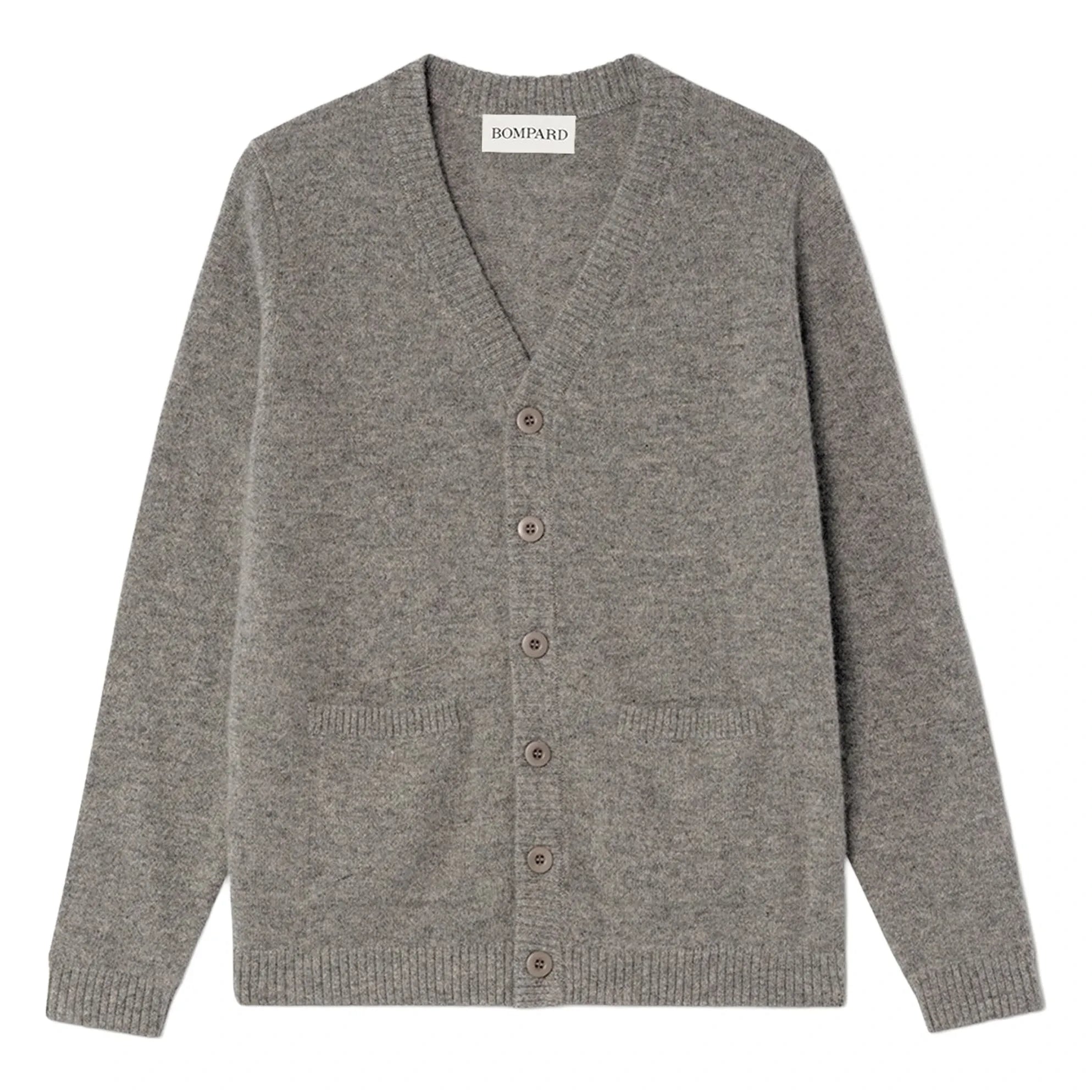 Bompard - Classic Cashmere Cardigan | Gray