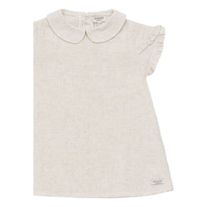 Donsje - Flien Claudine Collar Dress | Heather White