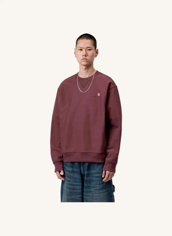 Carhartt WIP - American Script Sweatshirt | Burgundy