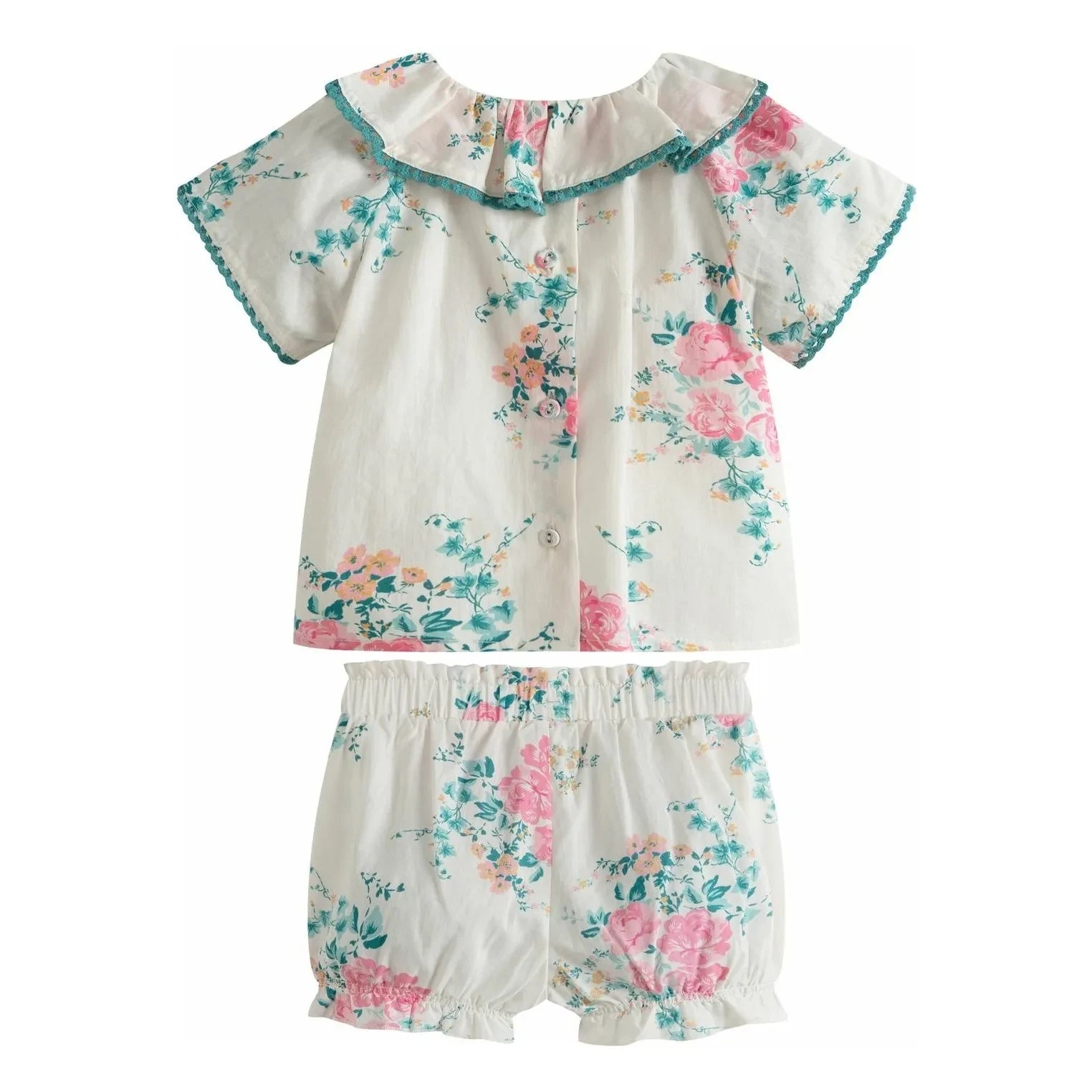 C'era Una Volta - Miki Blouse and Shorts Set | White