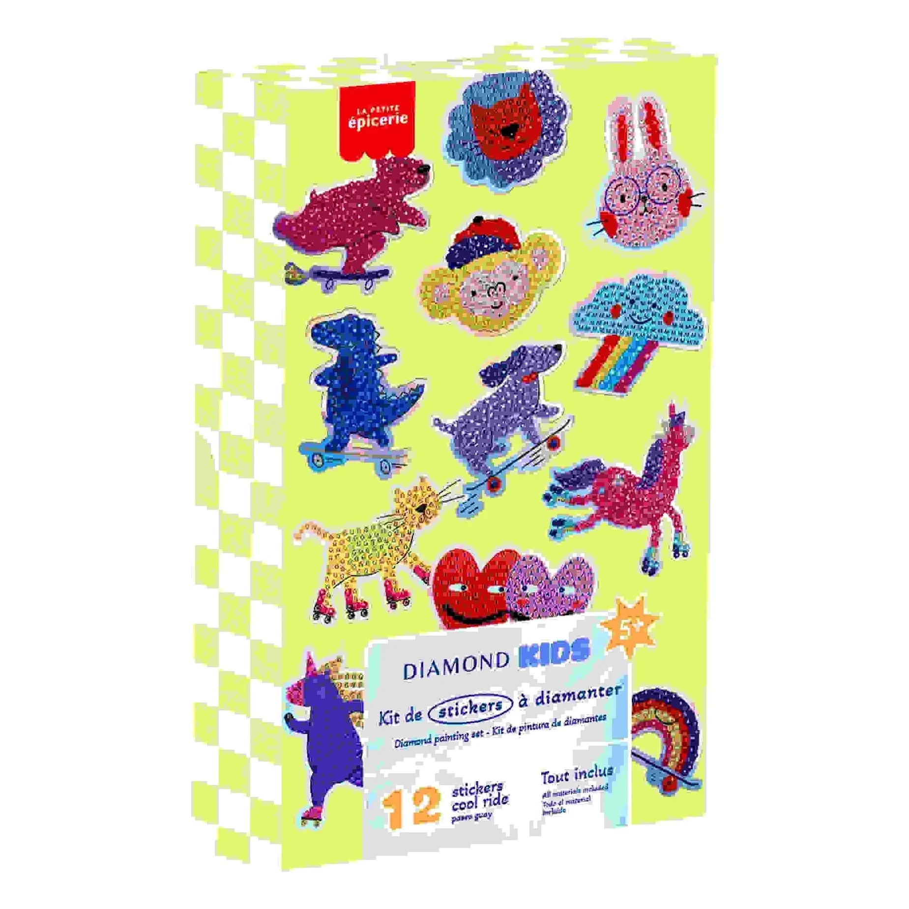 La Petite Épicerie - Children's Diamond Painting Set - Cool Ride Stickers
