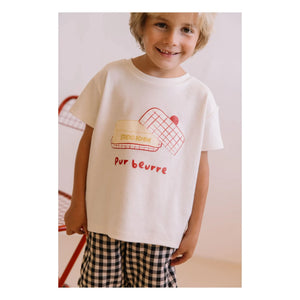Studio Bohème - Essential Organic Cotton Butter Dish T-Shirt | Ivory