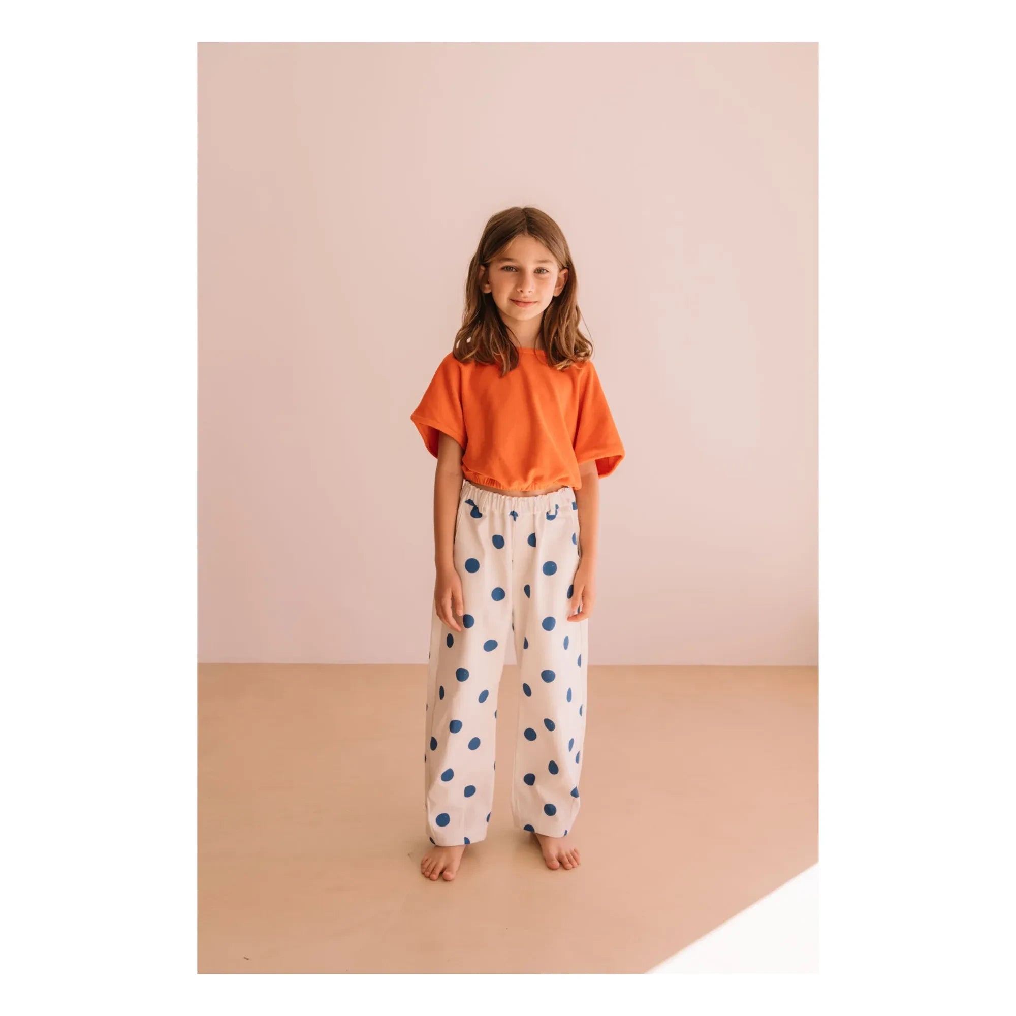 We Are Kids - Crop Bree Organic Cotton T-Shirt | Coral