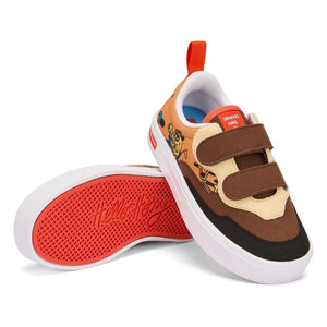 Hello Hossy - Mascots Ride Cartoon Sneakers | Brown