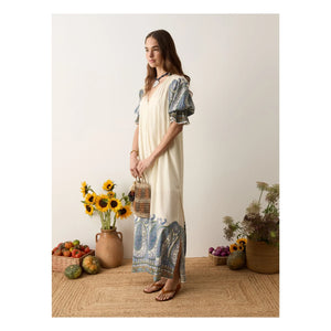 Boteh - Arcadia Cotton Dress | Lapis Lazuli