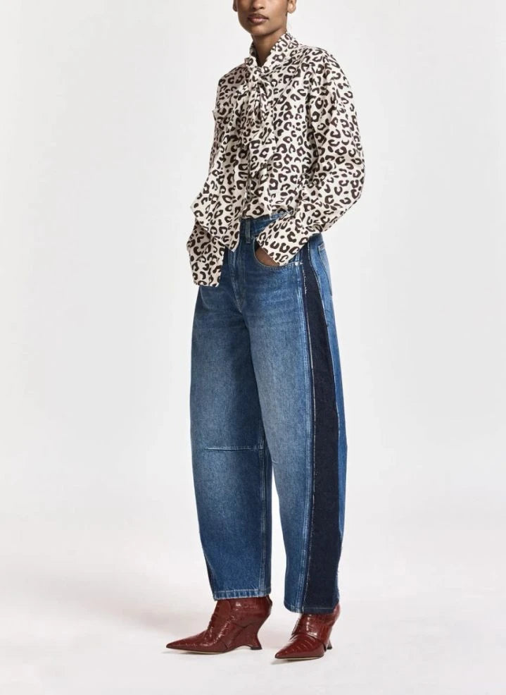 Essentiel Antwerp - Jean Kashba Patchwork | Blue
