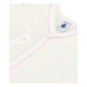 Petit Bateau - Organic Cotton Pajama | White