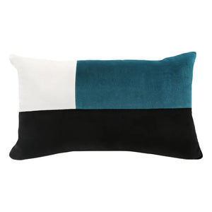 Maison Sarah Lavoine - Echec Velvet Cushion | Sarah Blue