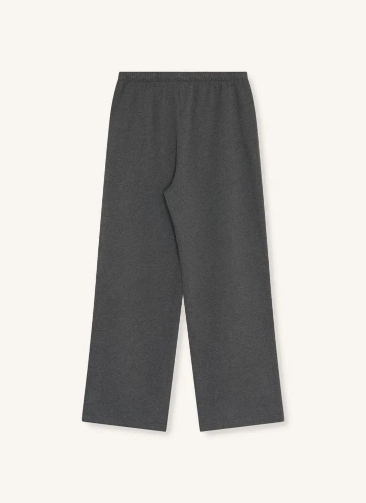 the new society - Cotton Logo Jogger | Heather grey