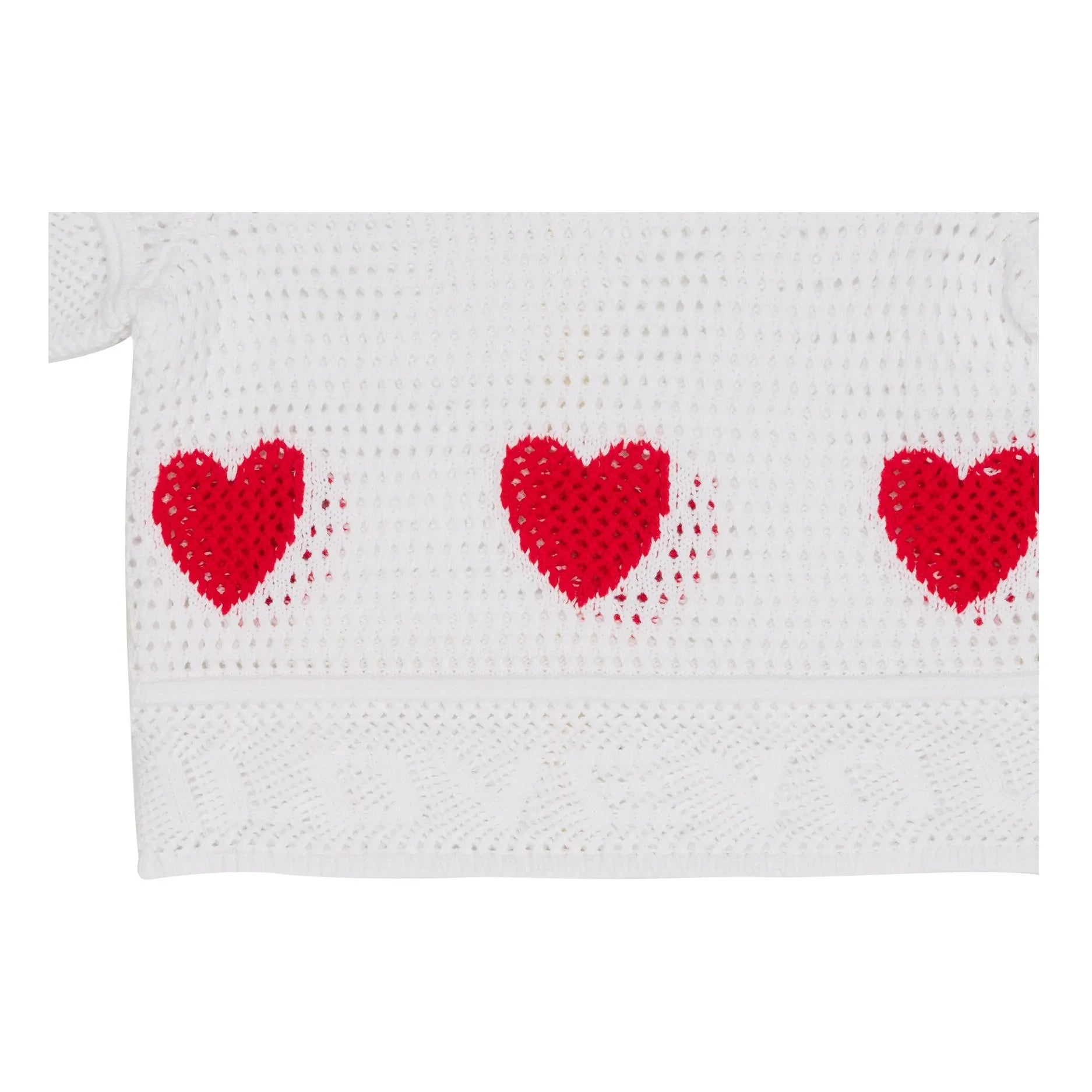 Stella McCartney Kids - Heart Sweater | White